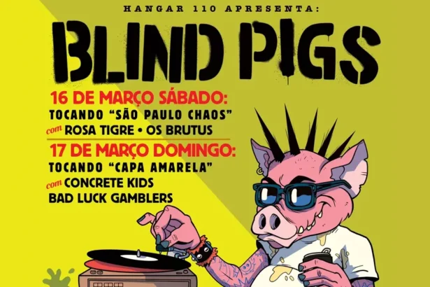 Cartaz show Blind Pigs