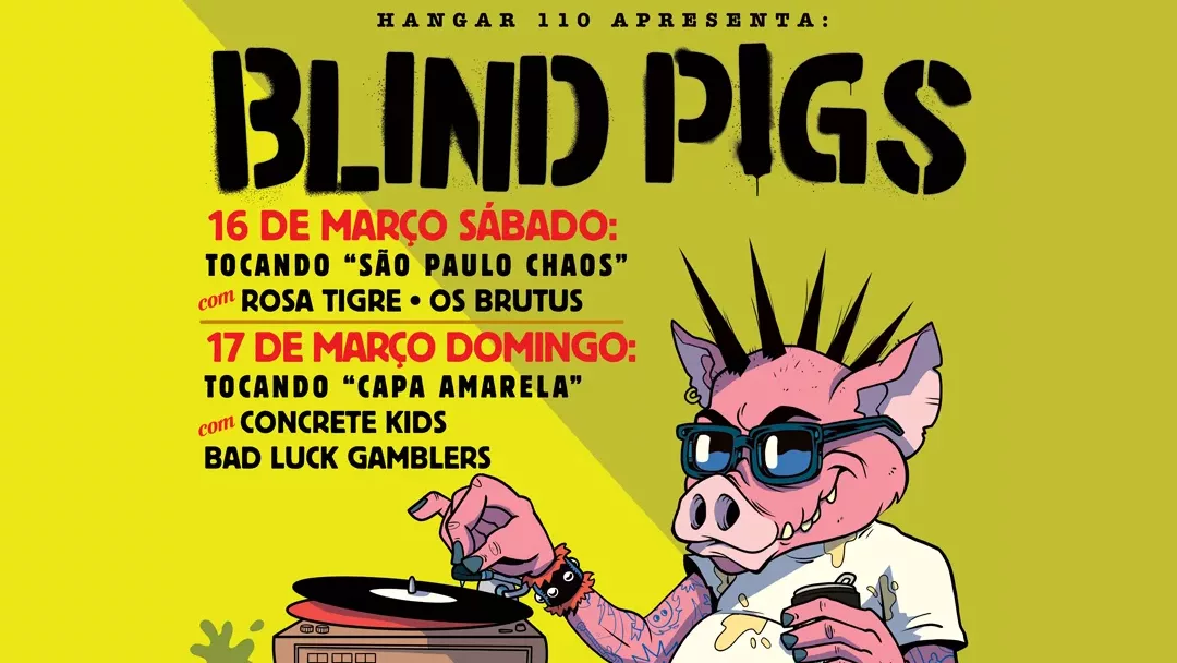 Cartaz show Blind Pigs