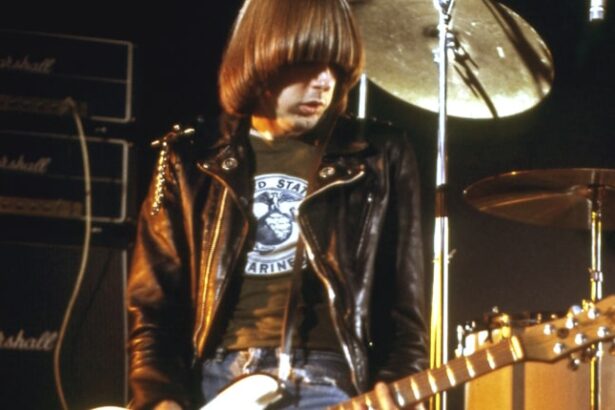 Foto Johnny Ramone ao vivo, 9 de janeiro de 978