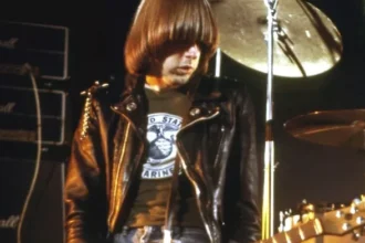 Foto Johnny Ramone ao vivo, 9 de janeiro de 978
