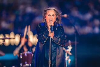 Foto retirada do show ao vivo na abertura de temporada da NFL em 2022