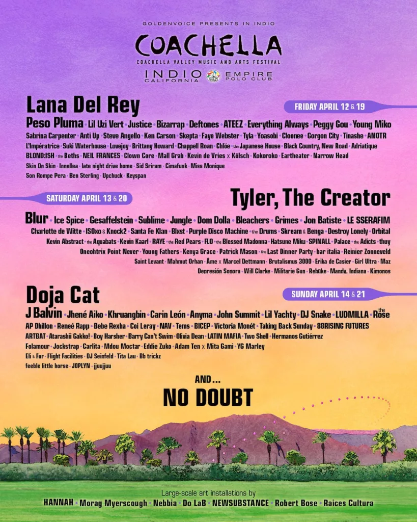 Poter divulgação Coachella 2024
