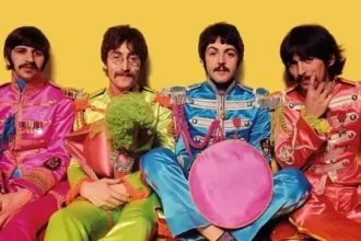 Foto The Beatles nos tempos de Sgt peppers