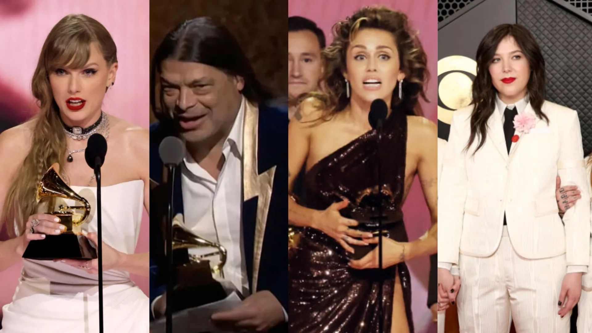 Mostangem com fotos dos vencedores do Grammy Awards