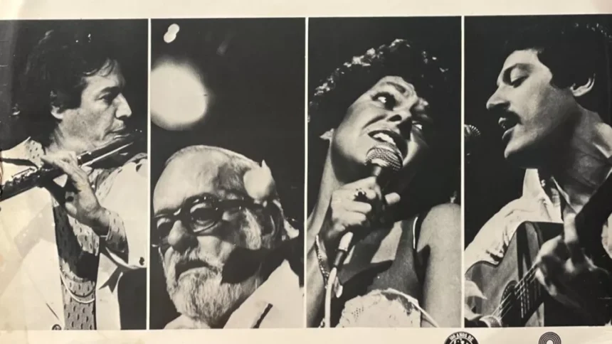 Canecão com Tom Jobim, Vinícius de Moraes, Miúcha e Toquinho