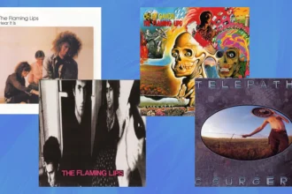 Capas do Flaming Lips na Restless Records