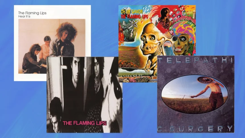 Capas do Flaming Lips na Restless Records