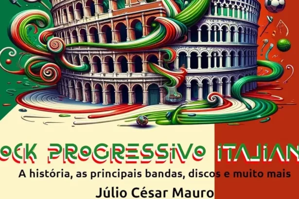 Capa do livro sobre Rock Progressivo Italiano