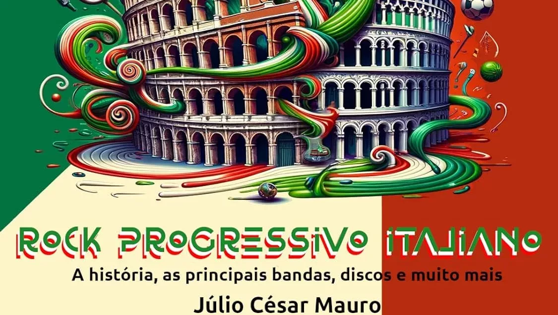 Capa do livro sobre Rock Progressivo Italiano