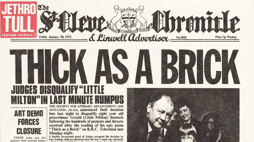 Jethro Tull Thick as a Brick