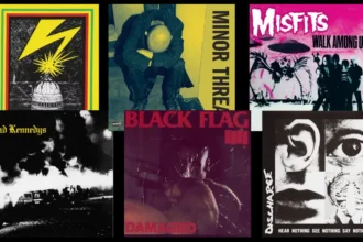 capa de 6 álbuns de hardcore punk