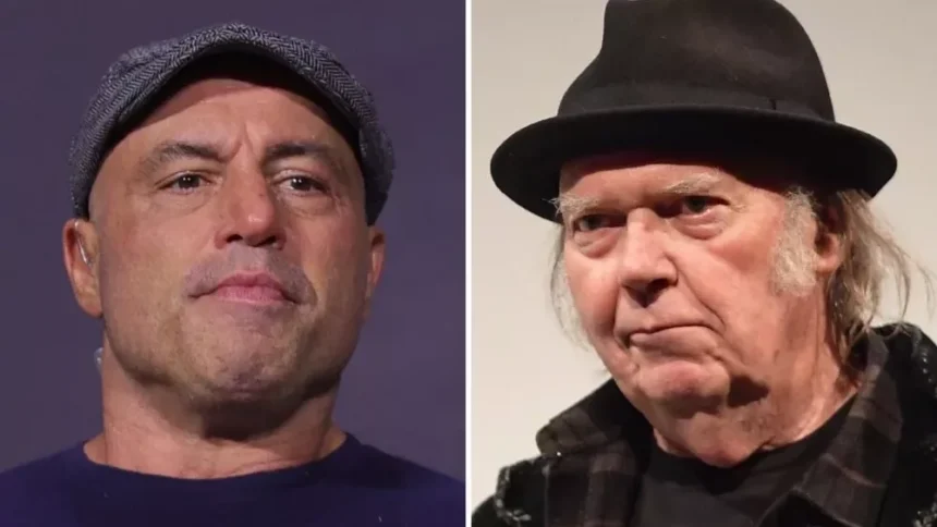 Foto Neil Young e Joe Rogan