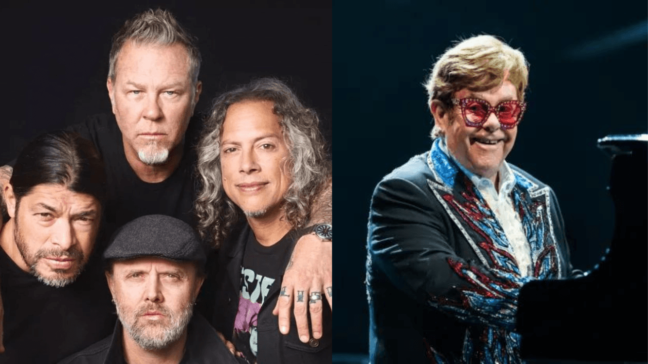 Metallica faz uma grande homenagem a Elton John em evento especial nos EUA
