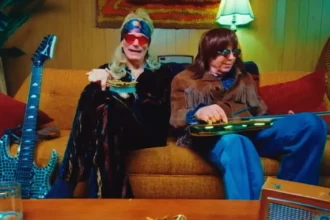 Foto: Joe Satriani e Steve Vai clipe: The Sea of Emotion Pt. 01