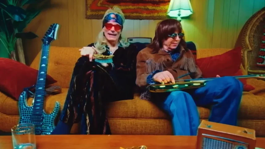 Foto: Joe Satriani e Steve Vai clipe: The Sea of Emotion Pt. 01