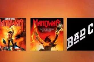 Foto capas do disco do Manowar e Bad Co