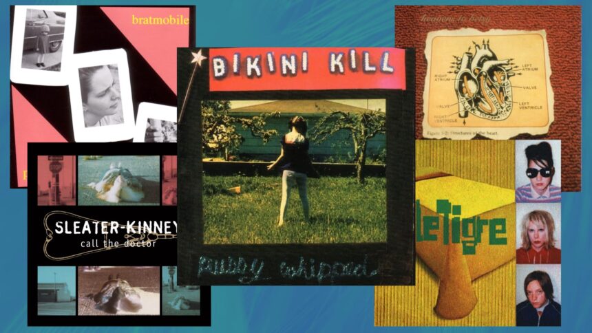 Capas de álbuns do movimento riot grrrl