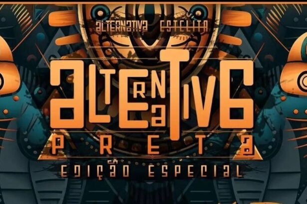 Flyer festival alternativa preta