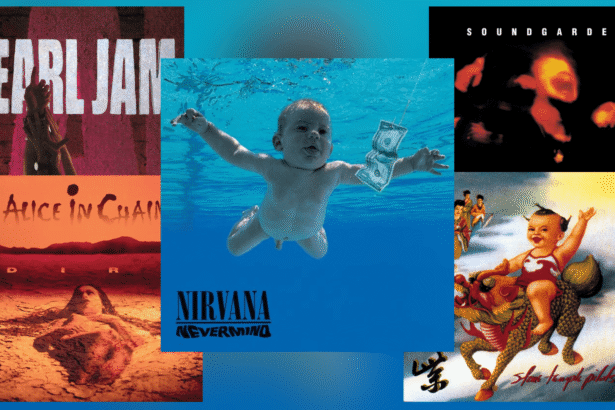 Foto: Capas dos principais discos de grunge