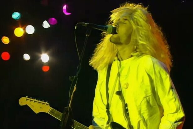 Foto Kurt Cobain no Reading Festival