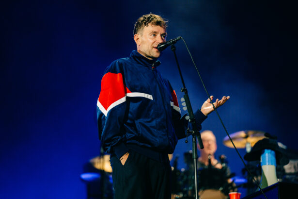 Damon Albarn do Blur. Foto: Phoebe Fox.