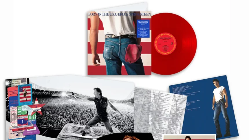Foto divulgação LP do 40 anos de Born In The Usa de Bruce Springsteen