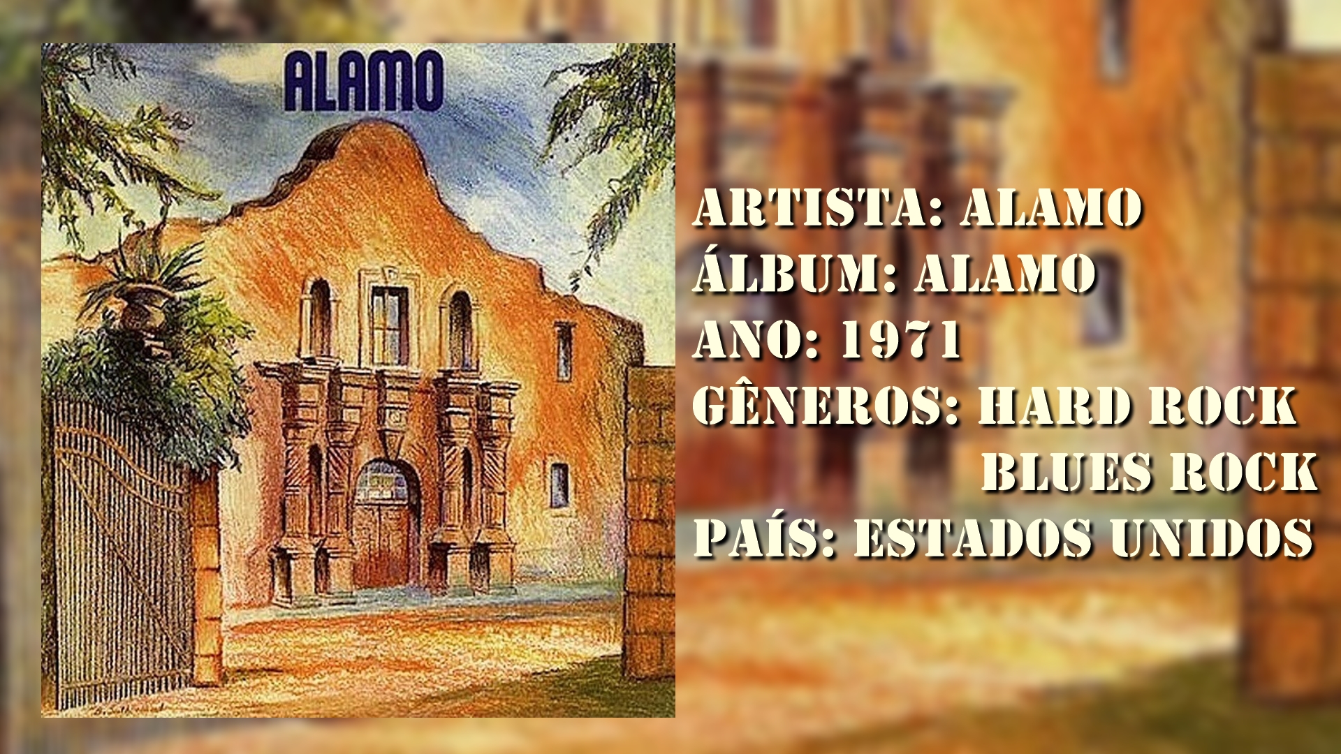 Rock Rarity apresenta: Alamo