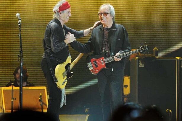 Foto: Bill Wyman e Keith Richards. Crédito: Dave J Hogan.
