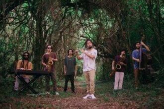 Foto: Cleômenes Júnior Sexteto. Crédito: Elizabeth Thiel.