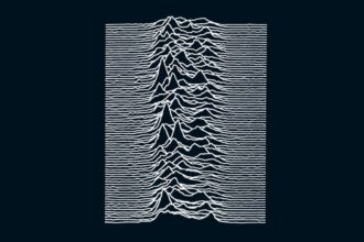Capa Unknown Pleasures do Joy Division.