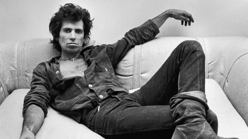 Foto: Keith Richards. Crédito: George Rose.