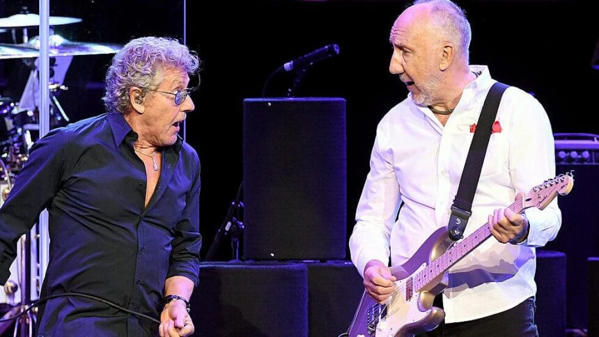 Foto: Roger Daltrey e Pete Townshend do The Who. Crédito: Ethan Miller.