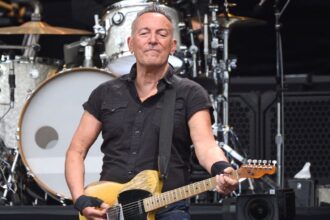 Foto: Bruce Springsteen. Crédito: Gus Stewart.