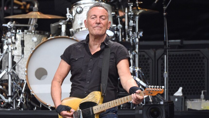 Foto: Bruce Springsteen. Crédito: Gus Stewart.