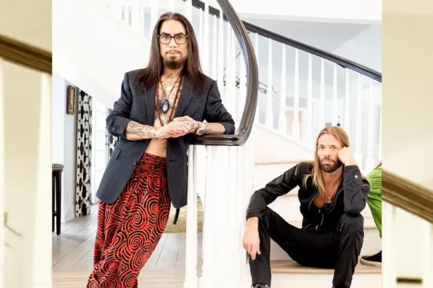 Foto: Dave Navarro e Taylor Hawkin. Crédito: Ross HAlfin.