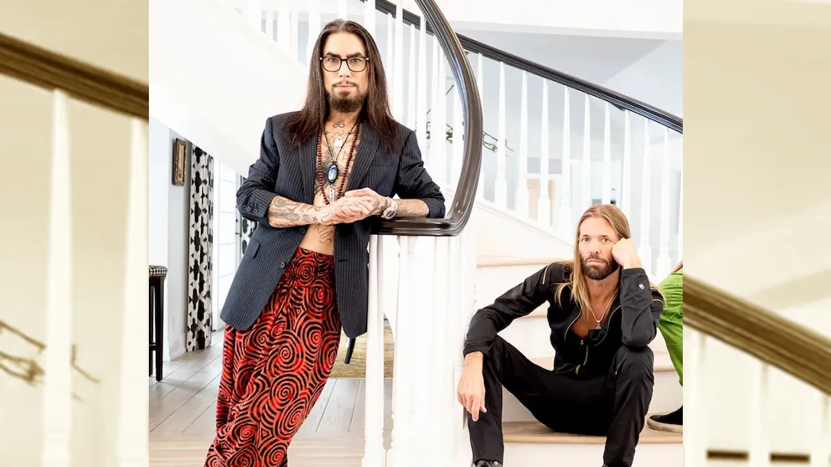 Foto: Dave Navarro e Taylor Hawkin. Crédito: Ross HAlfin.