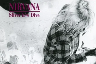 Foto: Burton C Bell na capa do dingle Sliver/Dive do Nirvanda.