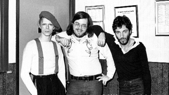 David Bowie e Bruce Springsteen: encontro inusitado em 1973