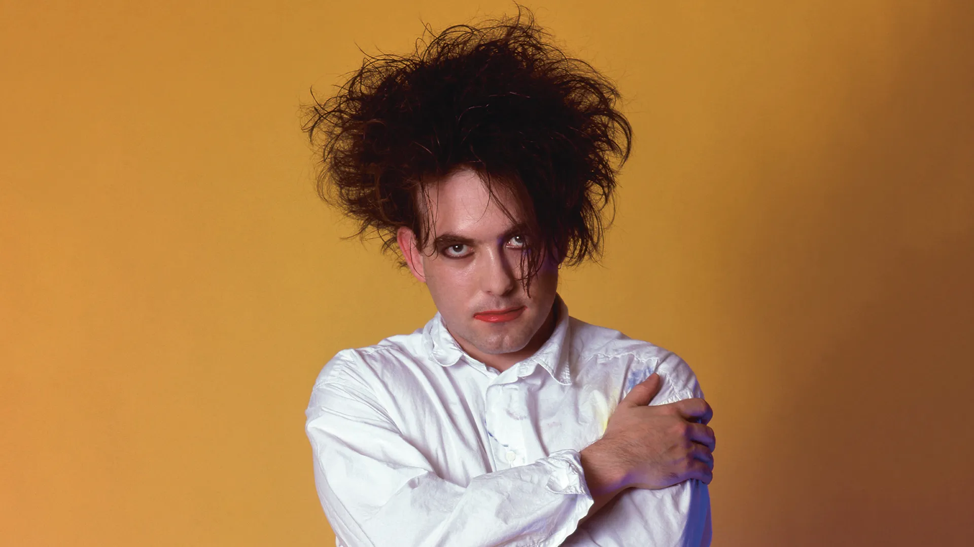 Foto: Robert Smith do The Cure. Crédito: Ross Marino.