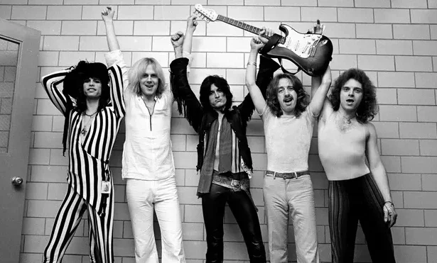 Foto: Aerosmith. Crédito: Fin Costello.