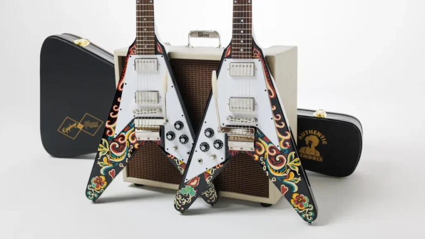 Foto: Flying V Love Drops de Jimi Hendrix.