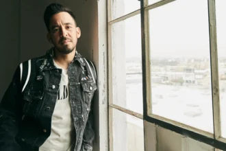 Foto: Mike Shinoda. Crédito: Daniel Prakopcyk.