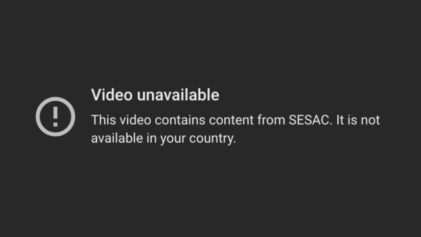 Youtube fora do ar nos EUA devido a negociações de direitos autorais com SESAC