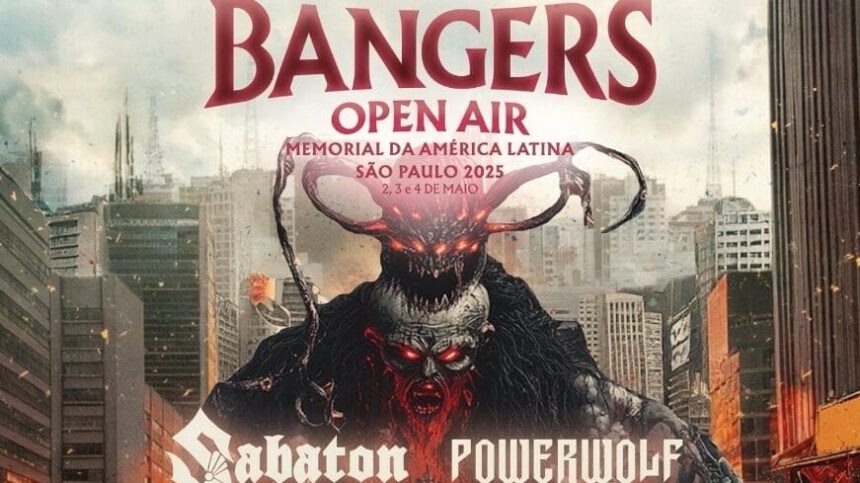 Cartaz Bangers Open Air.