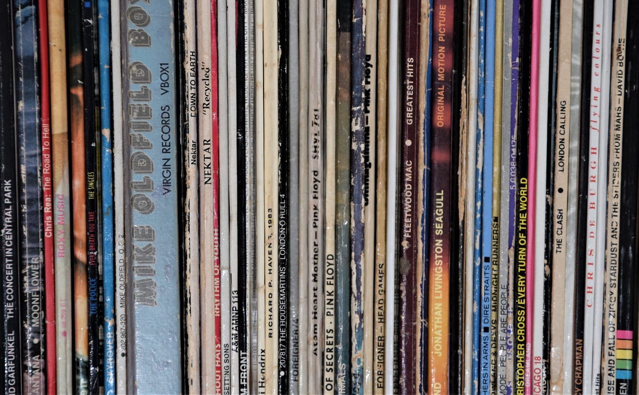 Coleção disco de vinil Crédito: Jenny Friedrichs.