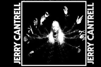 Cartaz show Jerry Cantrell no Brasil.