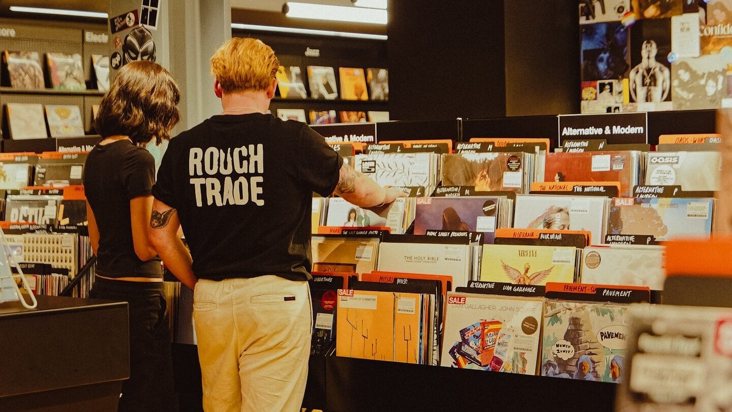 Nova loja da Rough Trade em Londres na Denmark Street.