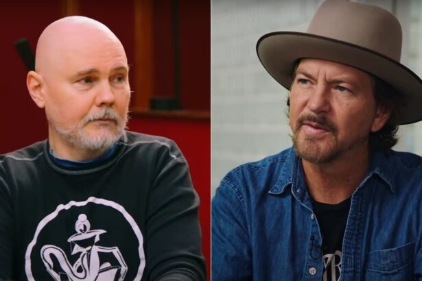 Billy Corgan x Eddie Vedder. Crédito Alternative Nation