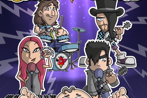 Capa do single Cosquinha no Dedão do Autoramas.