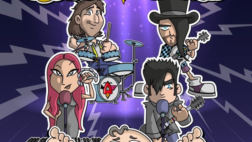 Capa do single Cosquinha no Dedão do Autoramas.